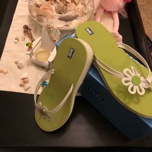 Pretty thongs by Keds: original packing